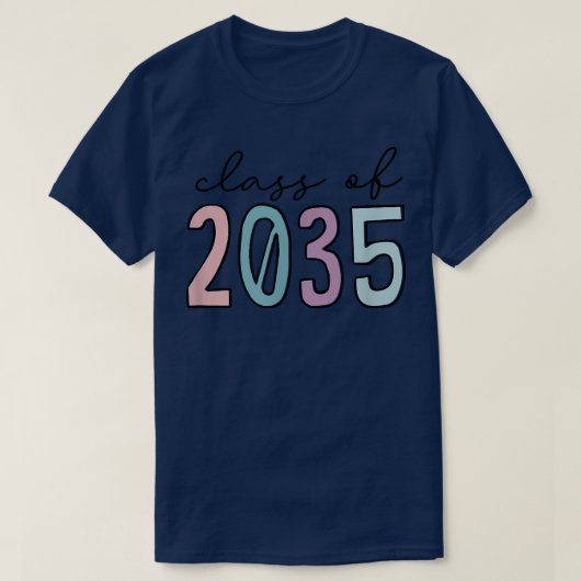 2035年クラス  Tシャツ (デザイン正面)