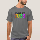 2035年クラスK -12等手相プリント宇宙グラード Tシャツ (正面)
