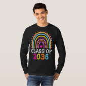 2035年レインボー幼稚園幼稚園Graduクラス Tシャツ (正面フル)