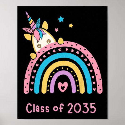 2035年卒園キッズ _ 幼稚園用品 _ バックトゥーエス ポスター (正面)