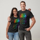2035年卒業式 入学おめでとう 成長しよう Tシャツ (ユニセックス)