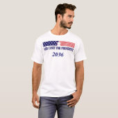 2036年に大統領のためのサムCasey Tシャツ (正面フル)