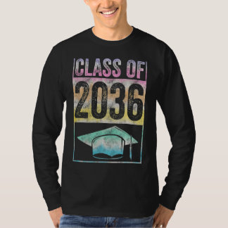 2036年のクラスは卒業1日目に成長 Tシャツ
