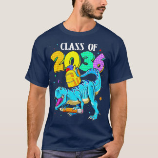 2036年のクラスは私と一緒に成長レックス恐竜 Tシャツ