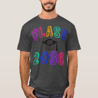2036年のクラスは私のPrと共に成長 Tシャツ