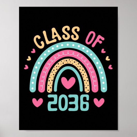 2036年の卒業生として育つ ポスター (正面)