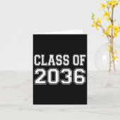 2036年の私のシャツと一緒に成長 カード (黄色い花)