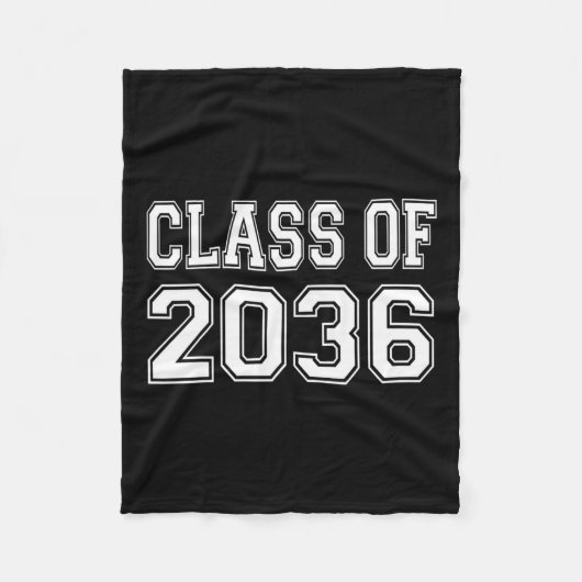 2036年の私のシャツと一緒に成長 フリースブランケット (正面)