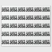 2036年クラス ラッピングペーパー (フラット)
