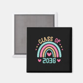 2036年一緒に成長しよう!入学式と卒業式 マグネット (正面/裏面)