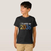 2036年卒業予定 育つわたし 小学校の初日  Tシャツ (正面フル)