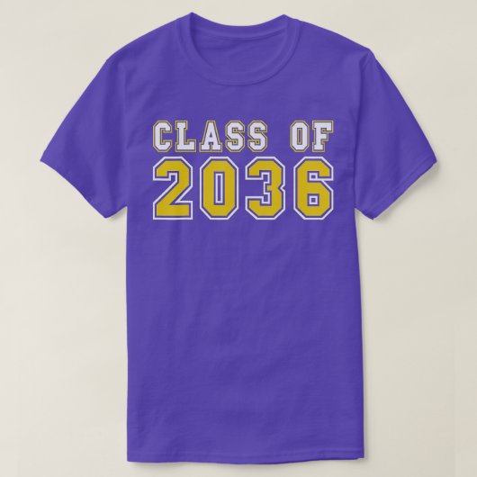 2036年度卒園初日 Tシャツ (デザイン正面)