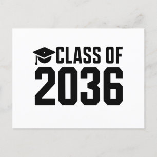2036年度生まれの皆と一緒に  新学期が始まる ポストカード