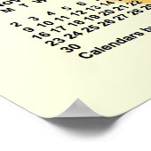 2036-2037 Sunny Days 学年度カレンダー by Janz ポスター (角)