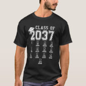 2037年のクラスは私と一緒に成長する学校の最初の日 Tシャツ (正面)