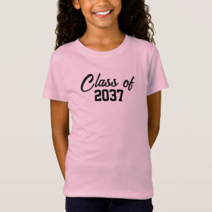 2037年カスタム学校卒業 Tシャツ
