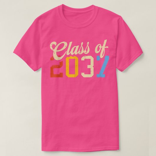 2037年クラスレトロPreK幼稚園プレスクールSt Tシャツ (デザイン正面)