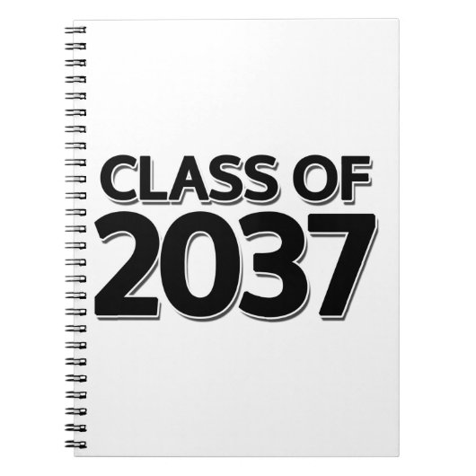 2037年クラス ノートブック (正面)