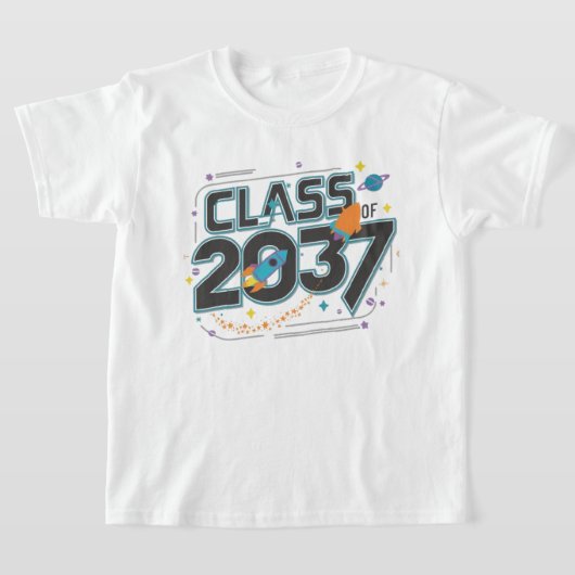 2037年クラス Tシャツ (レイダウン)