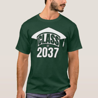 2037年卒業 お兄さん・お姉さんTシャツ 学校 卒業祝い Tシャツ