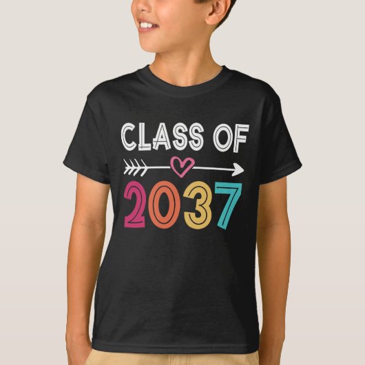 2037年度かわいい卒業 Tシャツ (正面)