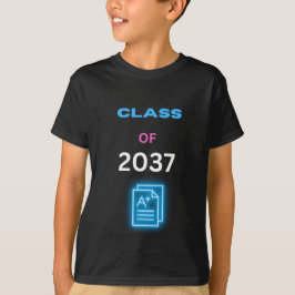 2037年度報告コード付き Tシャツ