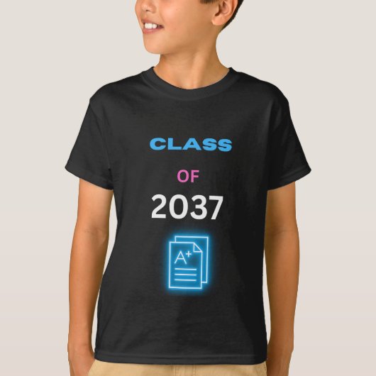 2037年度報告コード付き Tシャツ (正面)