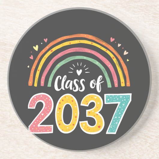 2037年度幼稚園卒業学校クラス コースター (正面)