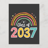 2037年度幼稚園卒業学校クラス 案内ポストカード (正面)