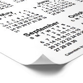 2037 ネブラスカ サンドヒルズ カレンダー by Janz Poster ポスター (角)