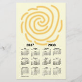 2037-2038サニー日学校の年カレンダーby Janz 便箋 (正面)