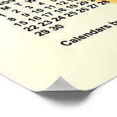 2037-2038年度　晴天の日 学校カレンダー / Janz ポスター (角)