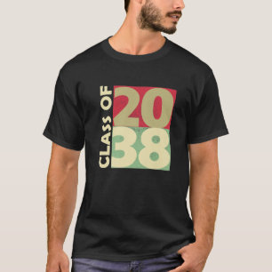 2038年のクラス私の少年と一緒に学校の最初の日 Tシャツ