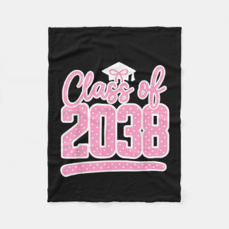 2038年のピンクコケット弓Clが私の幼稚園と一緒に成長 フリースブランケット