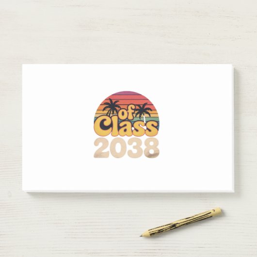 2038年卒業 ポストイット (デスク)