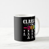 2038年度幼稚園12年生1日目クラス コーヒーマグカップ (正面右)
