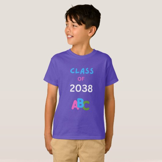 2038年度 abc卒 tシャツ (正面フル)