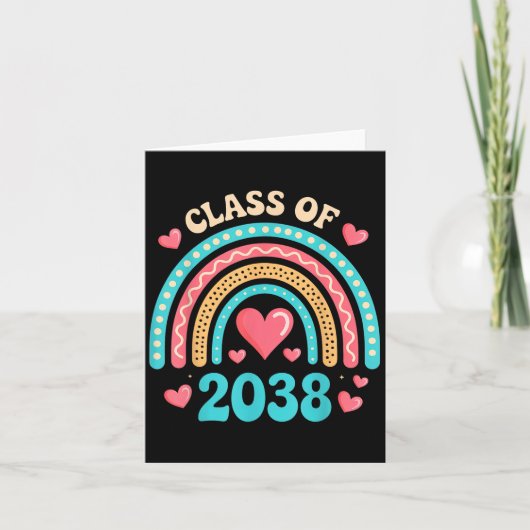 2038年Clの私と一緒に成長する幼稚園から卒業まで カード (正面)