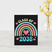 2038年Clの私と一緒に成長する幼稚園から卒業まで カード (黄色い花)