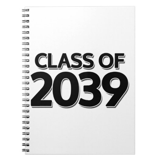 2039年クラス ノートブック (正面)