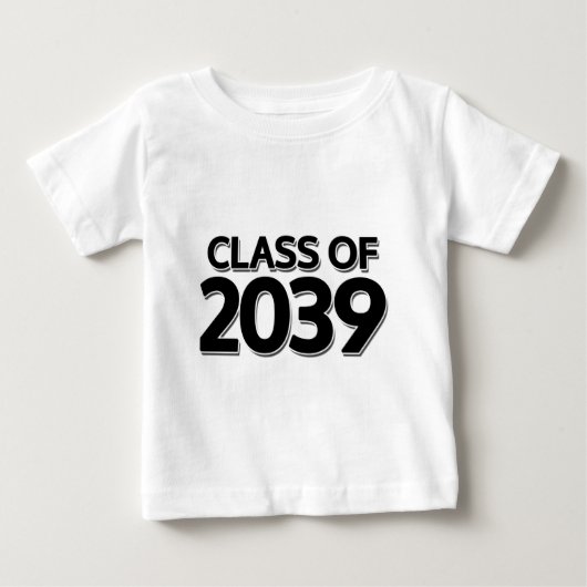 2039年クラス ベビーTシャツ (正面)