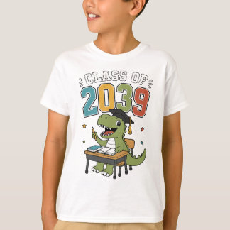 2039年卒業 ティラノサウルス 未来の卒業生 グラッド Tシャツ