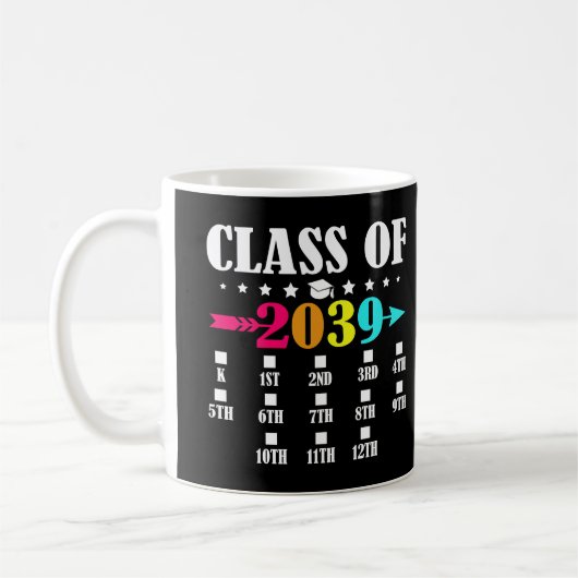 2039年度 小学校卒業 12年生 コーヒーマグカップ (左)
