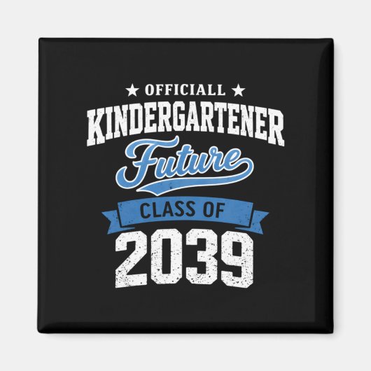 2039年未来の幼稚園児 デコール マグネット (正面)