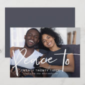 203 New Year Photo Blueへの平和 (正面/裏面)