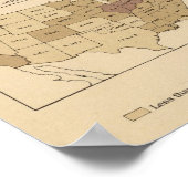 204製造業/平方マイル ポスター (角)