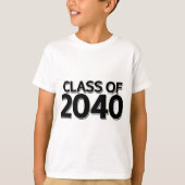 2040年クラス Tシャツ (正面)
