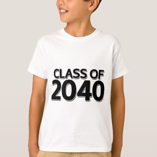 2040年クラス Tシャツ (正面)