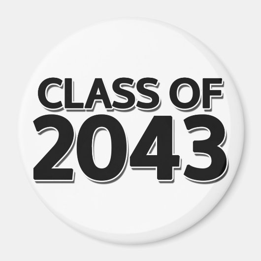 2043年クラス マグネット (正面)