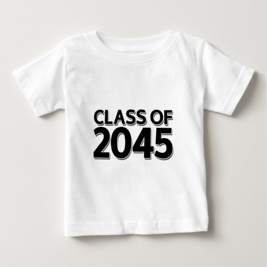 2045年クラス ベビーTシャツ (正面)